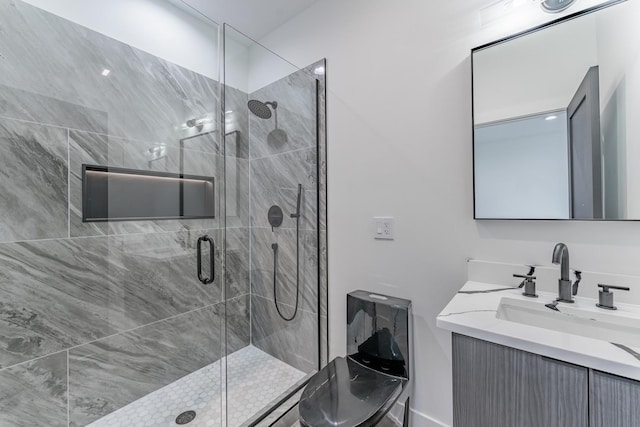 4210 W 5th Ave, Chicago, IL 60624 - full bathroom with vanity and a shower stall