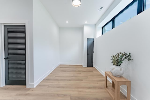 4210 W 5th Ave, Chicago, IL 60624 - hall featuring light wood-type flooring and recessed lighting