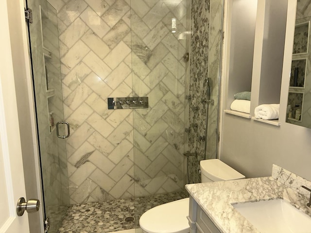 1103 S Hunt Club Dr Unit 125, Mount Prospect, IL 60056 - bathroom featuring a stall shower and vanity