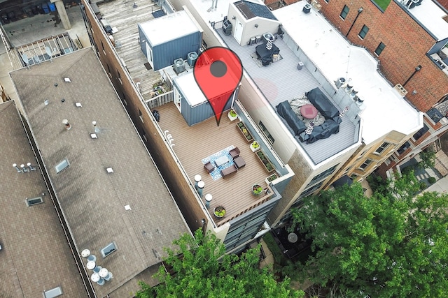 3321 N Sheffield Ave Unit 4, Chicago, IL 60657 - bird's eye view