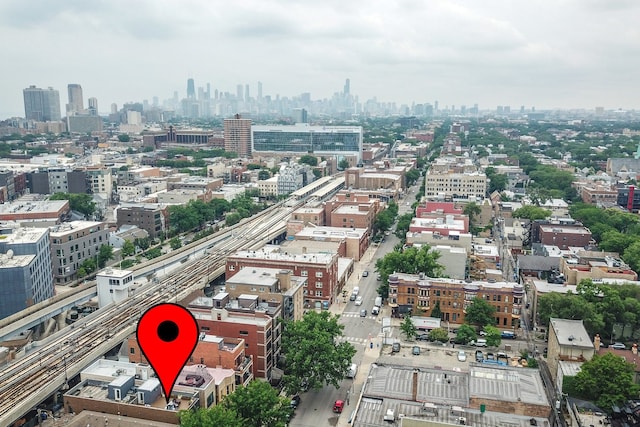 3321 N Sheffield Ave Unit 4, Chicago, IL 60657 - bird's eye view of city skyline