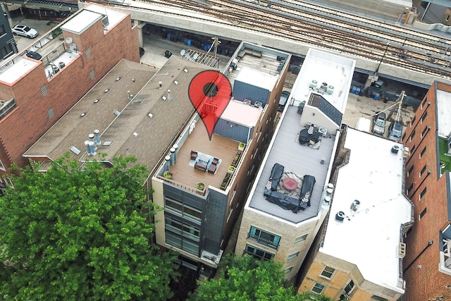 3321 N Sheffield Ave Unit 4, Chicago, IL 60657 - bird's eye view
