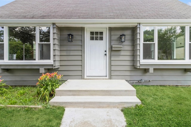 9934 Herrick Ave, Franklin Park, IL 60131 - property entrance featuring a shingled roof