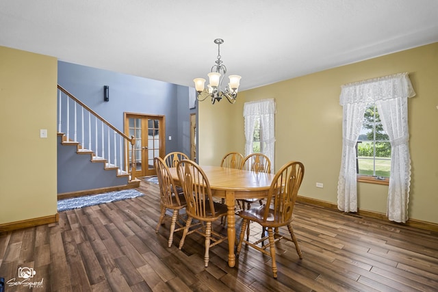 131 E Main St, Essex, IL 60935 - dining space featuring wood finished floors, plenty of natural light, and a chandelier