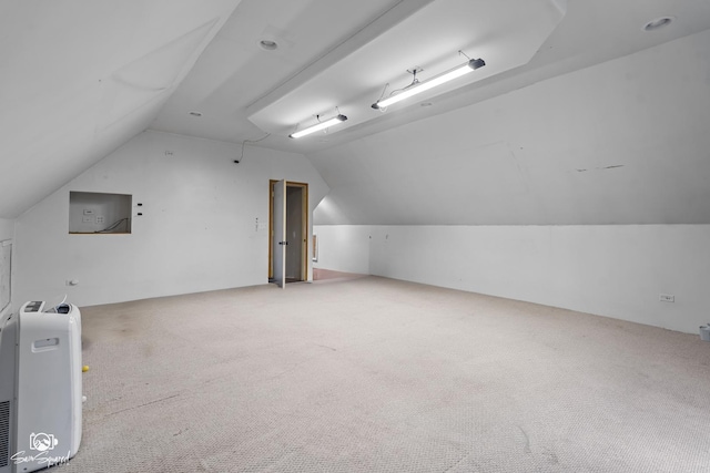 131 E Main St, Essex, IL 60935 - additional living space featuring vaulted ceiling and carpet floors