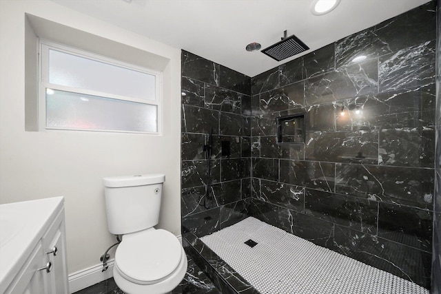 7711 S Honore St, Chicago, IL 60620 - full bath with vanity and a tile shower