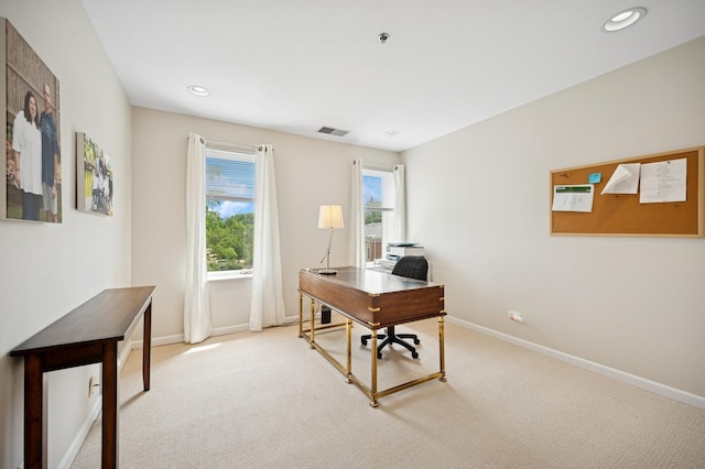 451 Town Place Cir Unit 308, Buffalo Grove, IL 60089 - office space featuring light colored carpet and recessed lighting