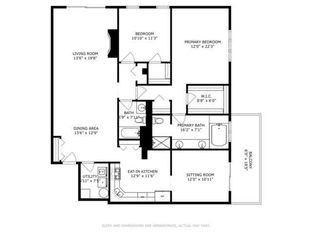 451 Town Place Cir Unit 308, Buffalo Grove, IL 60089 - view of property floor plan