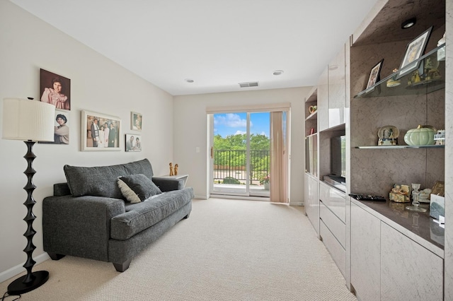 451 Town Place Cir Unit 308, Buffalo Grove, IL 60089 - living room with light carpet