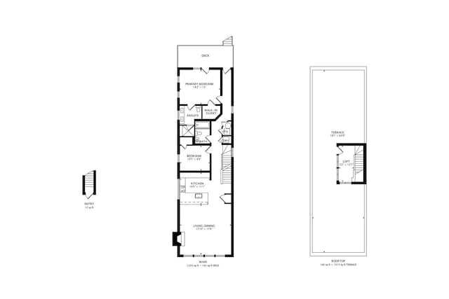1028 N Hermitage Ave Unit 3, Chicago, IL 60622 - view of property floor plan