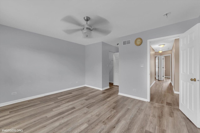 1697 Deer Pointe Dr, South Elgin, IL 60177 - unfurnished room featuring a ceiling fan and wood finished floors