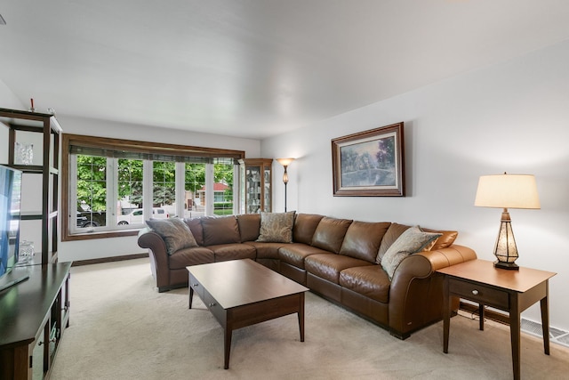 9429 S 55th Ave, Oak Lawn, IL 60453 - living room featuring light colored carpet and baseboards