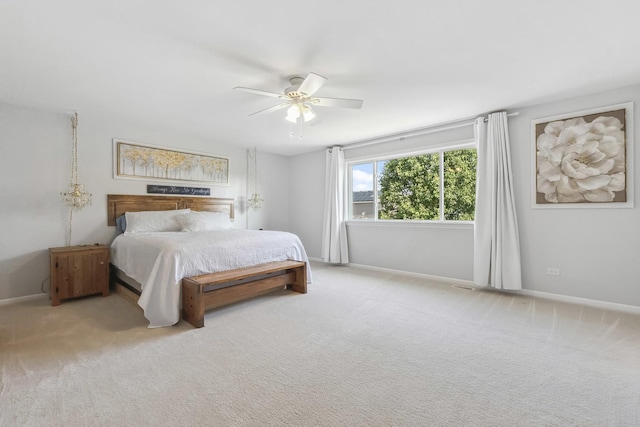 189 E Lark Ave, Cortland, IL 60112 - bedroom featuring carpet floors and a ceiling fan