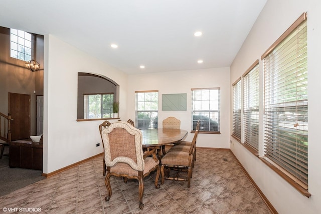 17660 S Gilbert Dr, Lockport, IL 60441 - dining space featuring healthy amount of natural light, recessed lighting, and stairway