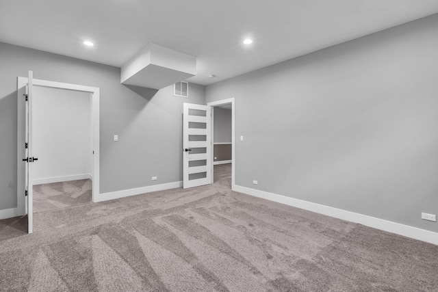 7635 W Balmoral Ave, Chicago, IL 60656 - finished basement with carpet and recessed lighting