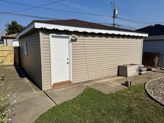 11137 S S Ave L, Chicago, IL 60617 - view of outdoor structure featuring a gate