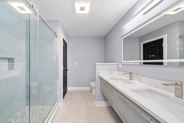 3628 S 54th Ct, Cicero, IL 60804 - full bath featuring double vanity and a shower stall
