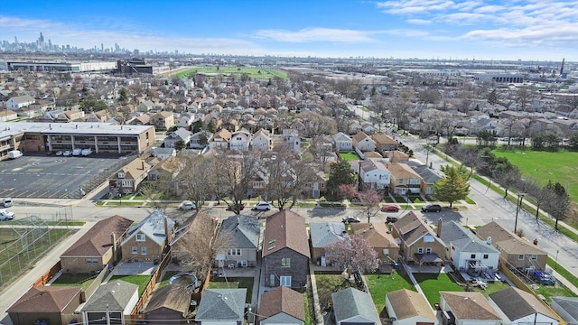 3628 S 54th Ct, Cicero, IL 60804 - aerial view of property and surrounding area with nearby suburban area