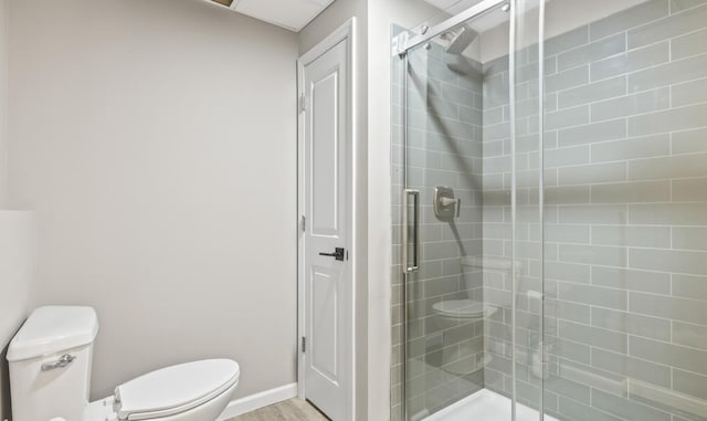 13052 Dunmoor Dr, Lemont, IL 60439 - bathroom featuring toilet and a stall shower