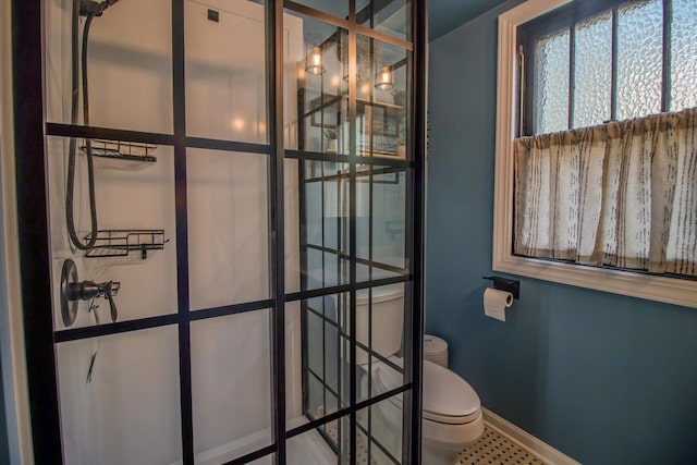 524 E 13th St, Lockport, IL 60441 - full bathroom with a shower and tile patterned floors