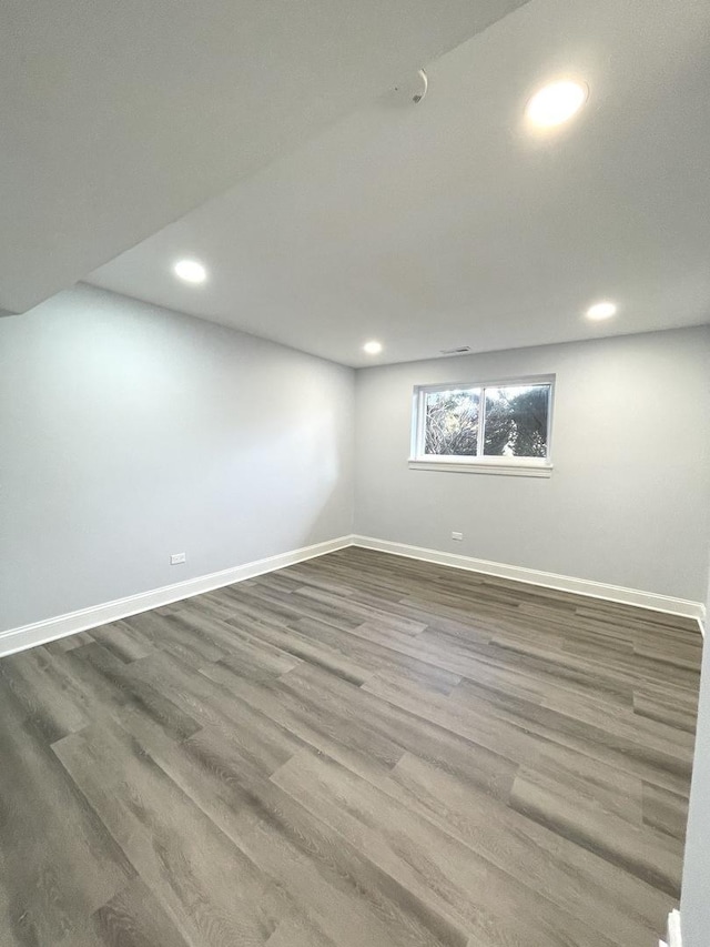 2100 Lloyd Ave, Lombard, IL 60148 - spare room featuring recessed lighting and wood finished floors