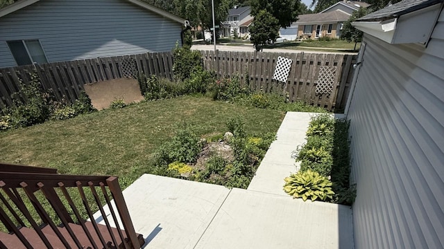 2100 Lloyd Ave, Lombard, IL 60148 - fenced backyard featuring a patio and a residential view