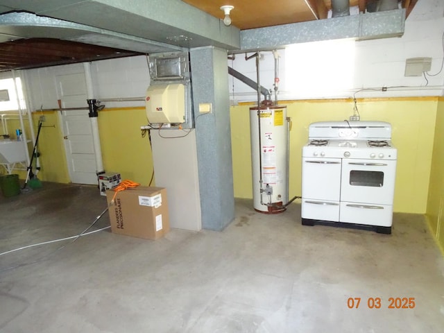 475 Courtesy Ln, Des Plaines, IL 60018 - basement featuring gas water heater