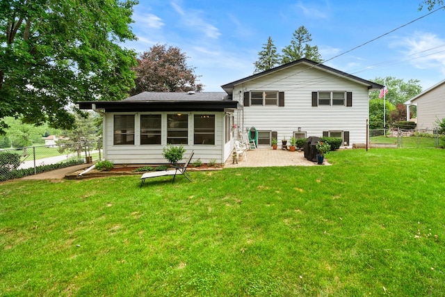 3717 W High St, Mchenry, IL 60050 - rear view of house with a patio area