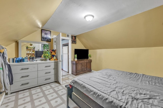 3031 S Central Park Ave, Chicago, IL 60623 - bedroom with light floors and lofted ceiling