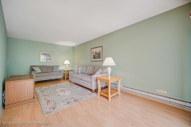 9716 S Karlov Ave S Unit 307, Oak Lawn, IL 60453 - living area with wood finished floors and baseboard heating