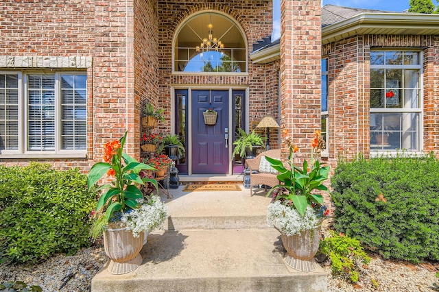 12740 Hawks Bill Ln, Plainfield, IL 60585 - doorway to property featuring brick siding