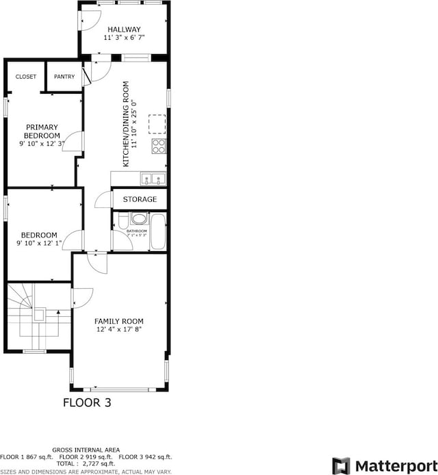 5121 W Henderson Ave, Chicago, IL 60641 - view of room layout