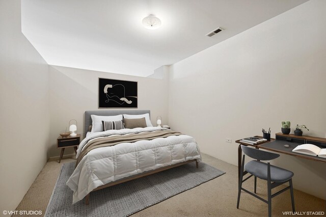 1740 Oak Ave Unit 103, Evanston, IL 60201 - bedroom featuring carpet floors and an office area