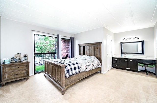 14620 Scarborough Ct Unit M2, Oak Forest, IL 60452 - bedroom with light carpet and access to outside