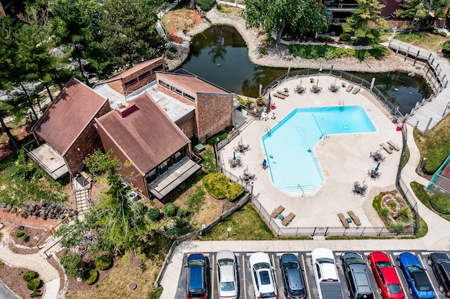 14620 Scarborough Ct Unit M2, Oak Forest, IL 60452 - drone / aerial view of a pool