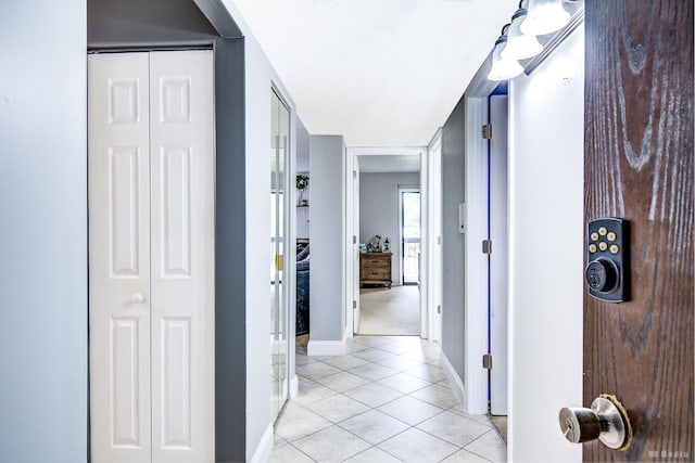 14620 Scarborough Ct Unit M2, Oak Forest, IL 60452 - hall featuring light tile patterned floors and baseboards