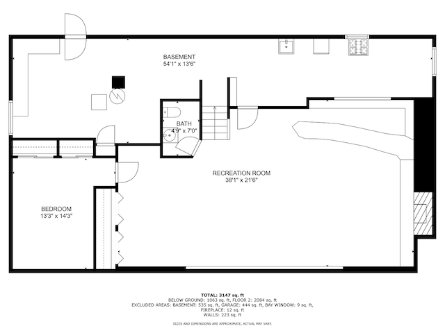 922 S School St, Mount Prospect, IL 60056 - view of floor plan / room layout