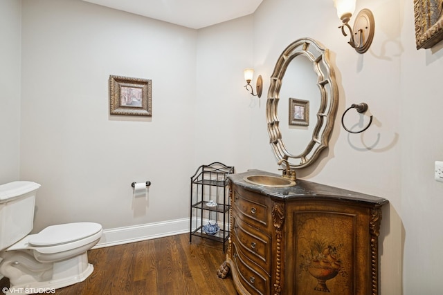 32W634 Oak Lawn Farm Rd, Wayne, IL 60184 - half bath featuring wood finished floors and vanity