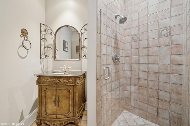 32W634 Oak Lawn Farm Rd, Wayne, IL 60184 - full bathroom featuring a shower stall and vanity
