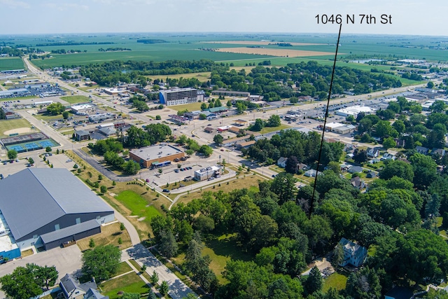 1046 N 7th St, Rochelle, IL 61068 - bird's eye view