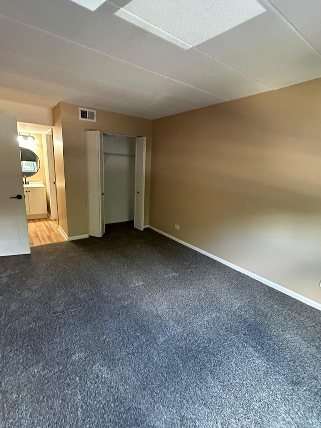 15137 Quail Hollow Dr Unit 203, Orland Park, IL 60462 - unfurnished bedroom featuring carpet floors and a closet