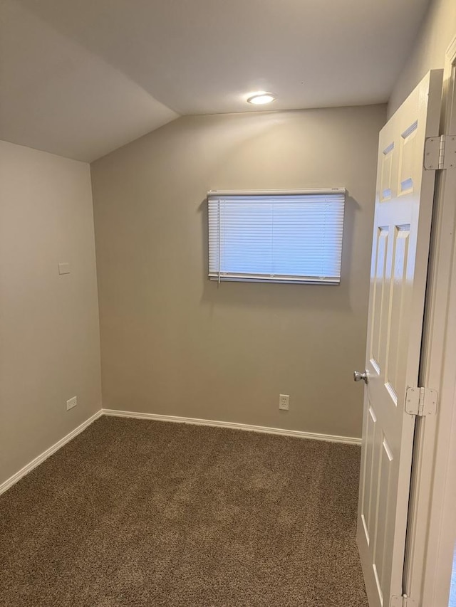 5125 W 101st St, Oak Lawn, IL 60453 - carpeted spare room with baseboards and vaulted ceiling
