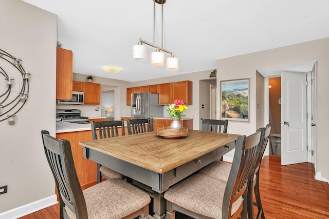 26226 W Tallgrass Trl, Channahon, IL 60410 - dining space featuring wood finished floors and baseboards