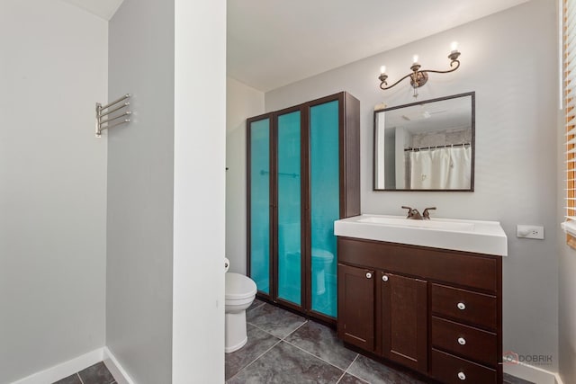 2800 Auxplaines Ave, River Grove, IL 60171 - bathroom with vanity and tile patterned floors