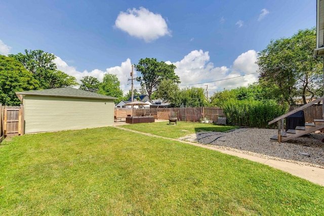 2800 Auxplaines Ave, River Grove, IL 60171 - view of fenced backyard
