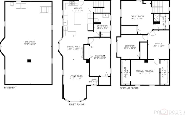 2800 Auxplaines Ave, River Grove, IL 60171 - view of floor plan / room layout