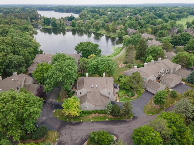 285 N Bay Ct, Lake Barrington, IL 60010 - aerial perspective of suburban area with a nearby body of water