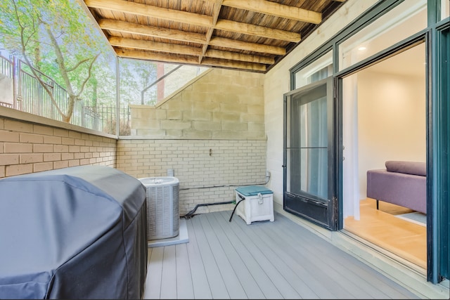 2145 W Crystal St Unit 1, Chicago, IL 60622 - deck with grilling area