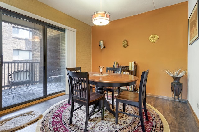 1502 Woodbridge Rd Unit 2H, Joliet, IL 60436 - dining room featuring wood finished floors