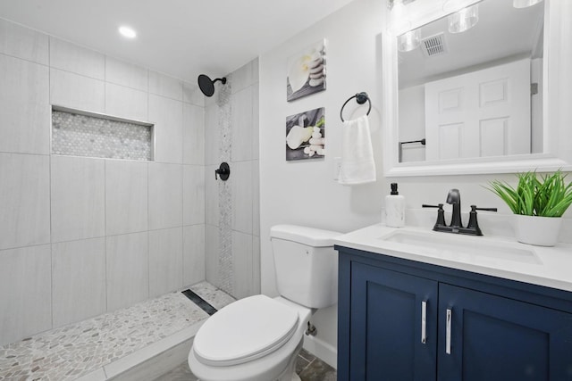 10846 S Sacramento Ave, Chicago, IL 60655 - bathroom featuring vanity and a tile shower